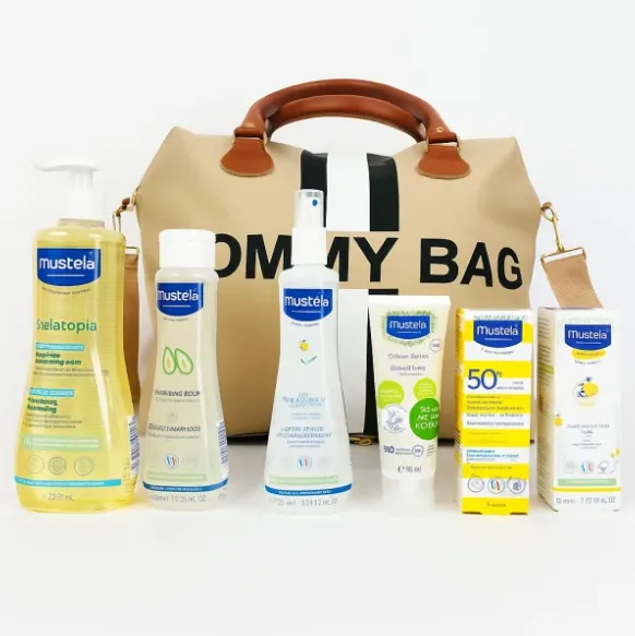 MUSTELA SAC BEBE MOMMY BAG -6 PRODUITS