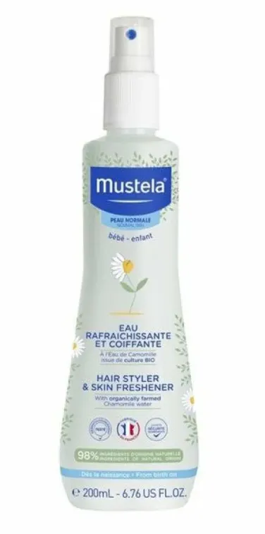 MUSTELA EAU RAFRAICHISSANTE ET COIFFANTE 200ML